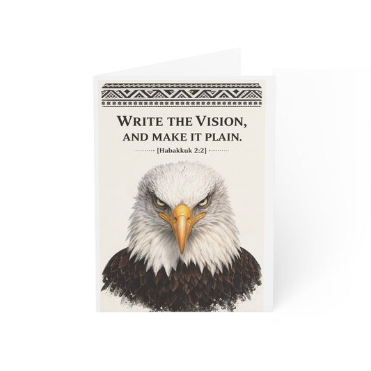Eagle Habakkuk 2:2 (Christian Encouragement Card)