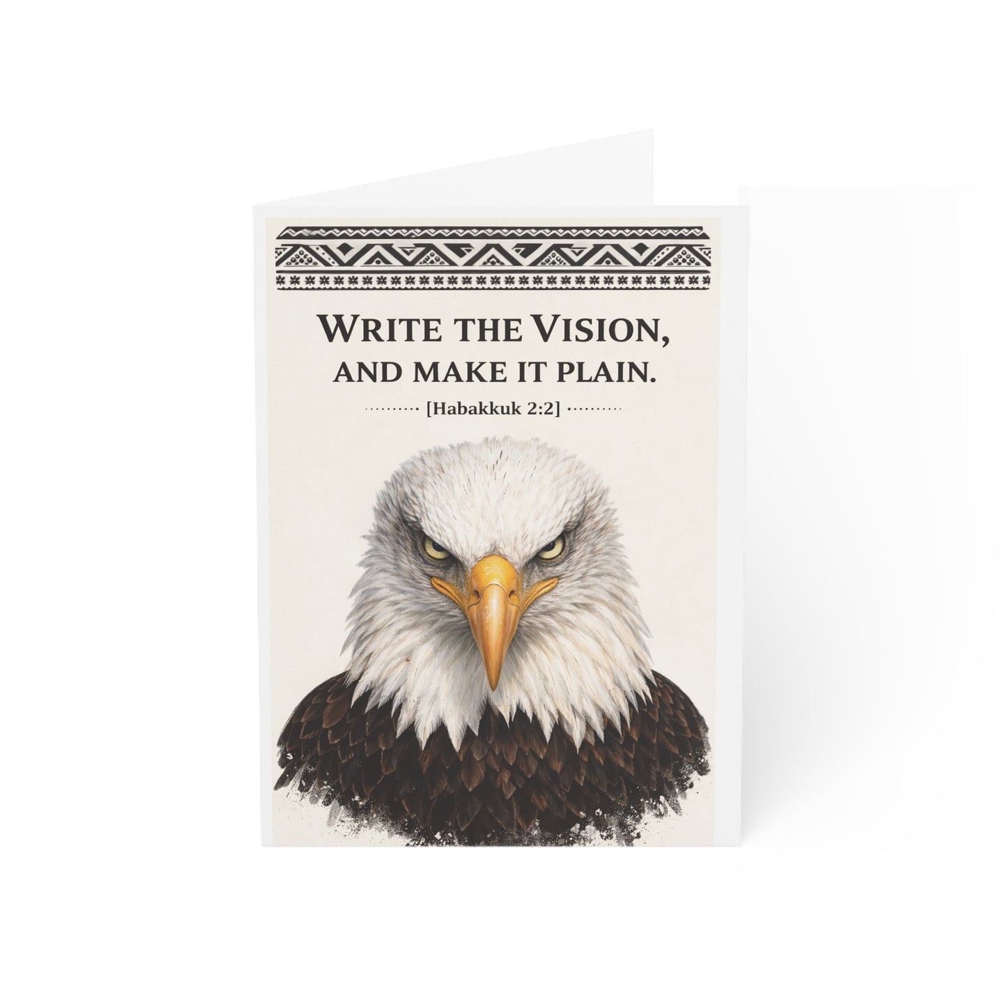 Eagle Habakkuk 2:2 (Christian Encouragement Card)