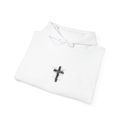 Eagle & Cross Hoodie — "Stick to the Vision" Christian Graphic Sweatshirt